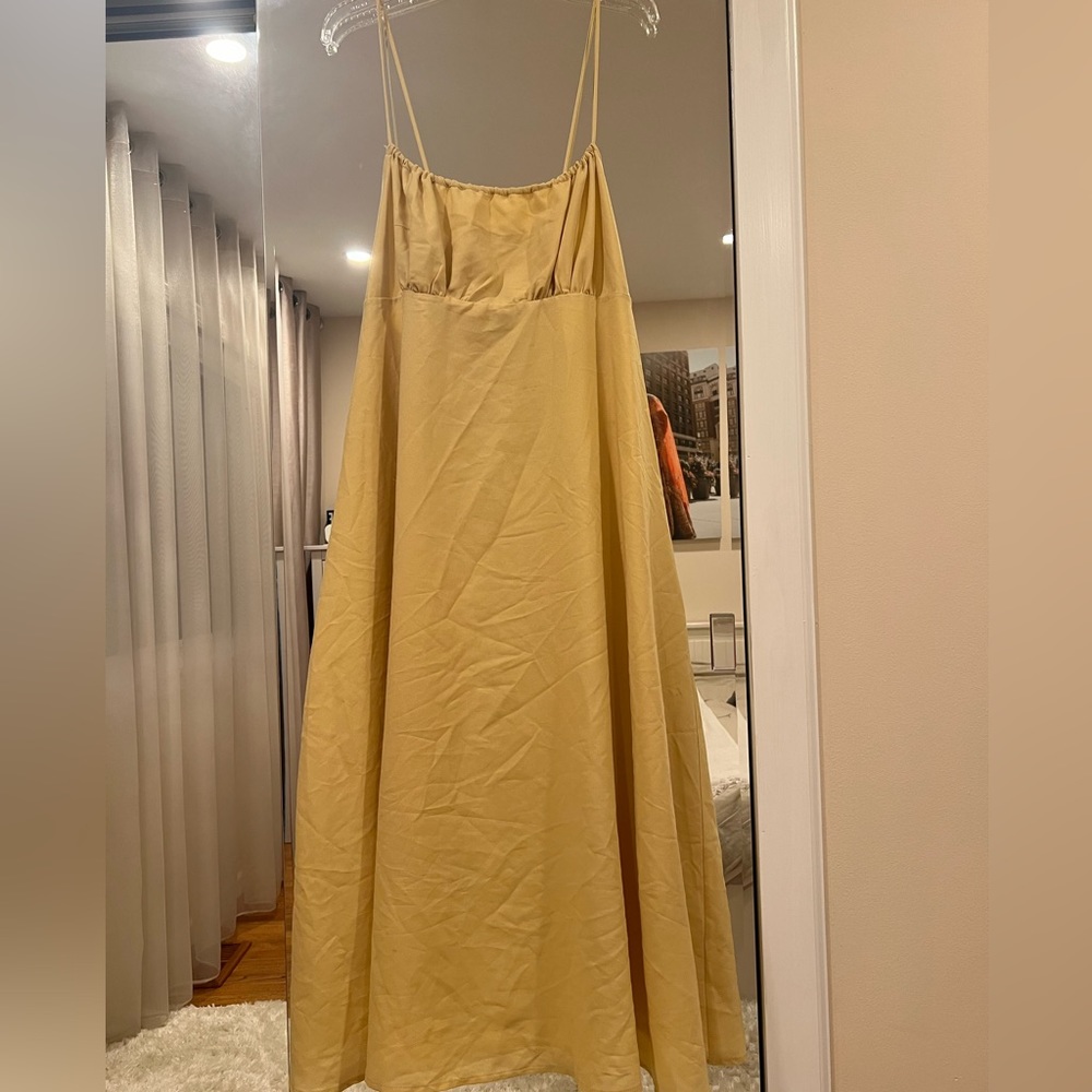 Strappy Yellow Maxi Dress from Missguided